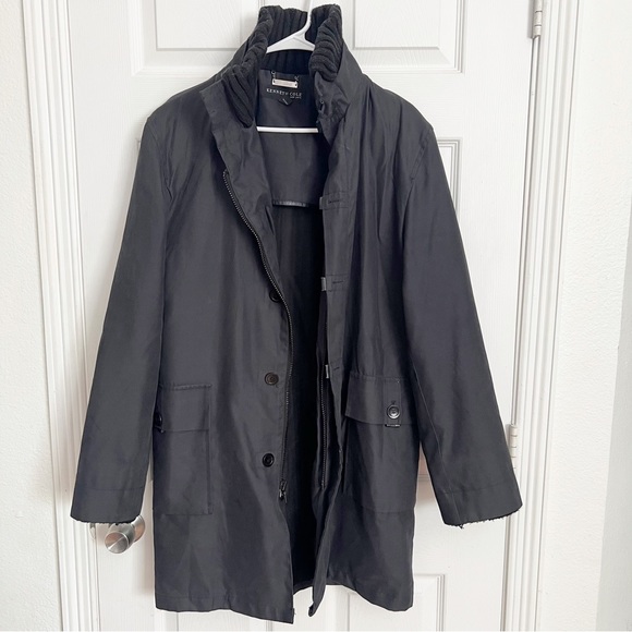 Kenneth Cole Black New York Long Coat Jacket Men's